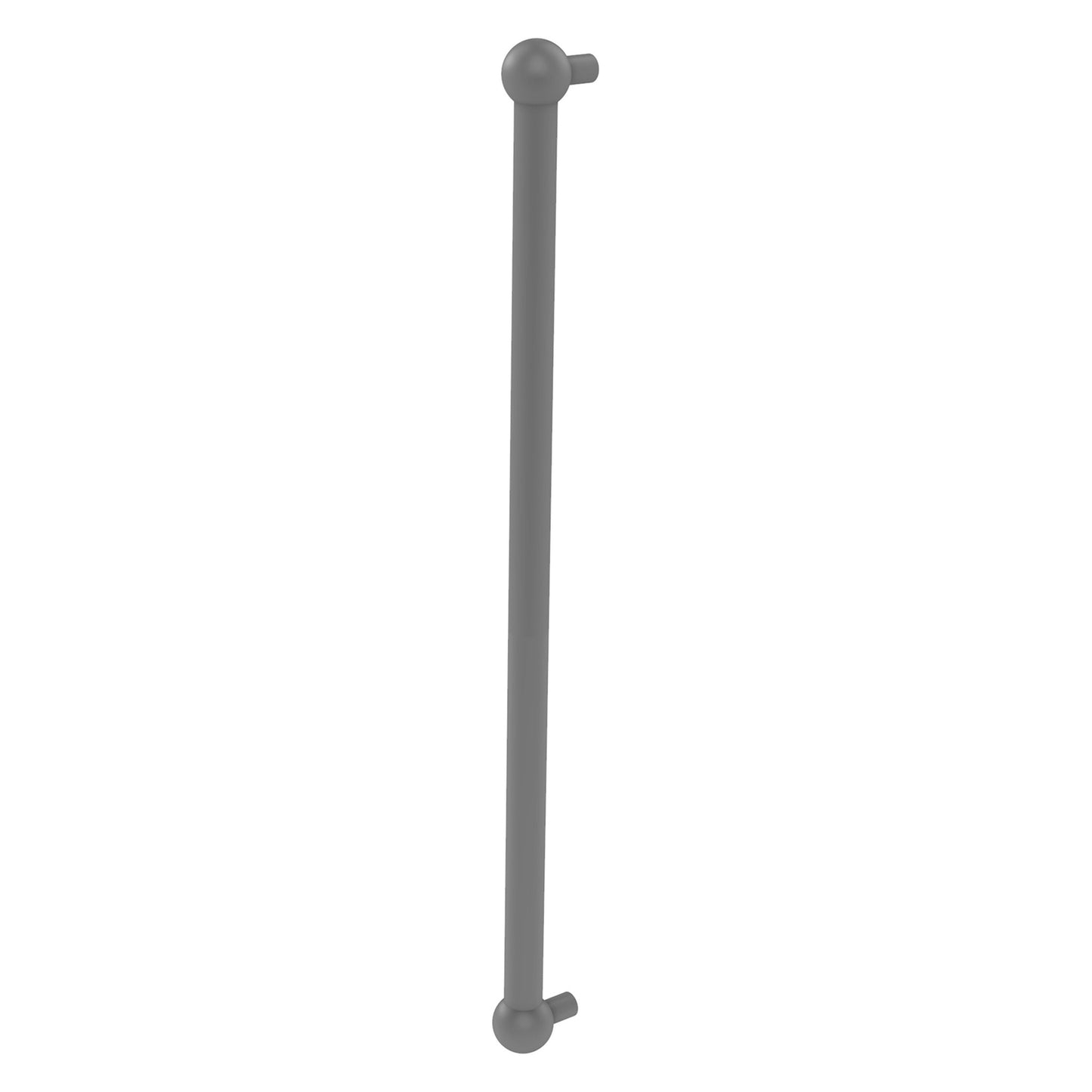 Allied Brass C-30-RP 18" x 1" Matte Gray Solid Brass Refrigerator Pull