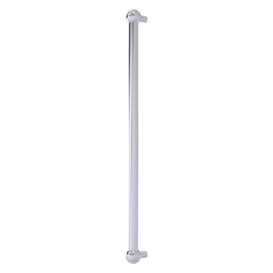 Allied Brass C-30-RP 18" x 1" Satin Chrome Solid Brass Refrigerator Pull