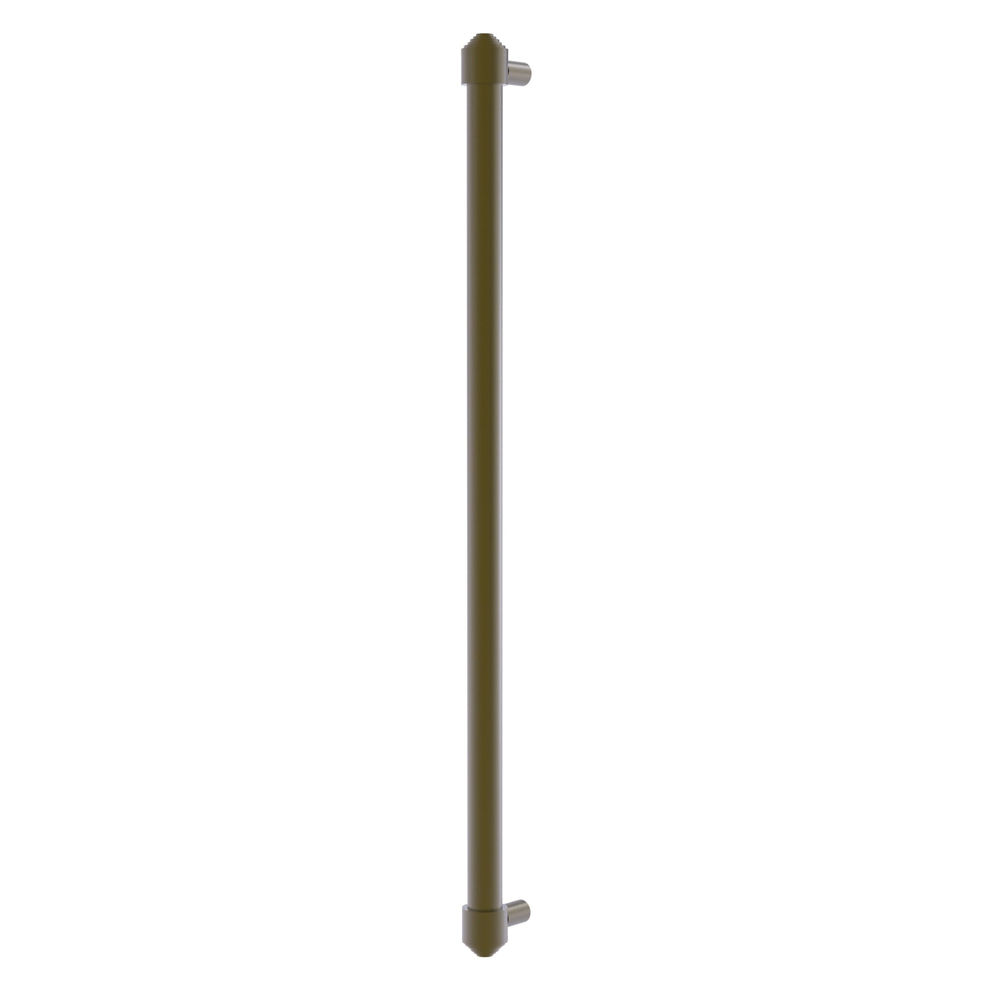 Allied Brass Cabinet Hardware 18" x 1.7" Antique Brass Solid Brass Refrigerator Pull