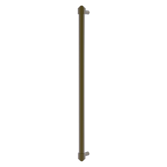 Allied Brass Cabinet Hardware 18" x 1.7" Antique Brass Solid Brass Refrigerator Pull