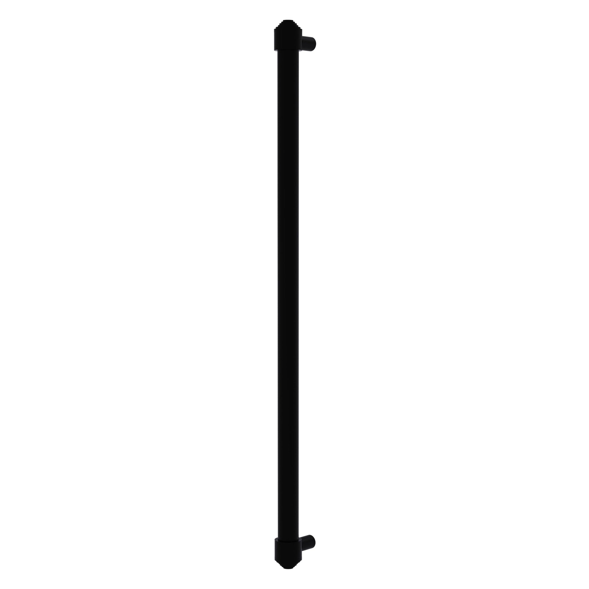 Allied Brass Cabinet Hardware 18" x 1.7" Matte Black Solid Brass Refrigerator Pull