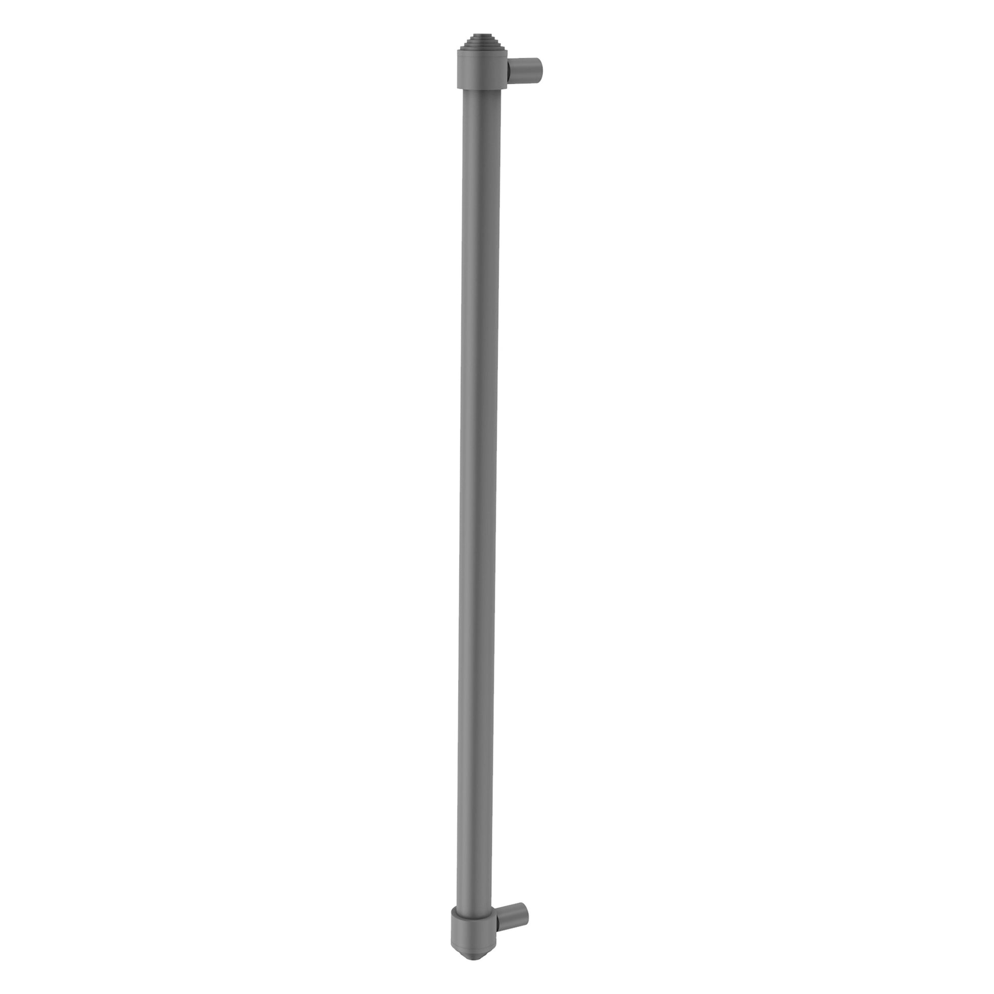 Allied Brass Cabinet Hardware 18" x 1.7" Matte Gray Solid Brass Refrigerator Pull