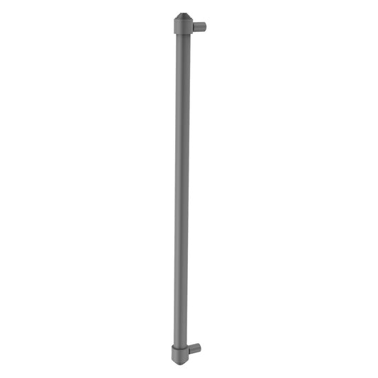 Allied Brass Cabinet Hardware 18" x 1.7" Matte Gray Solid Brass Refrigerator Pull