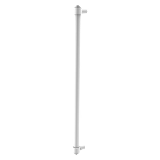 Allied Brass Cabinet Hardware 18" x 1.7" Matte White Solid Brass Refrigerator Pull