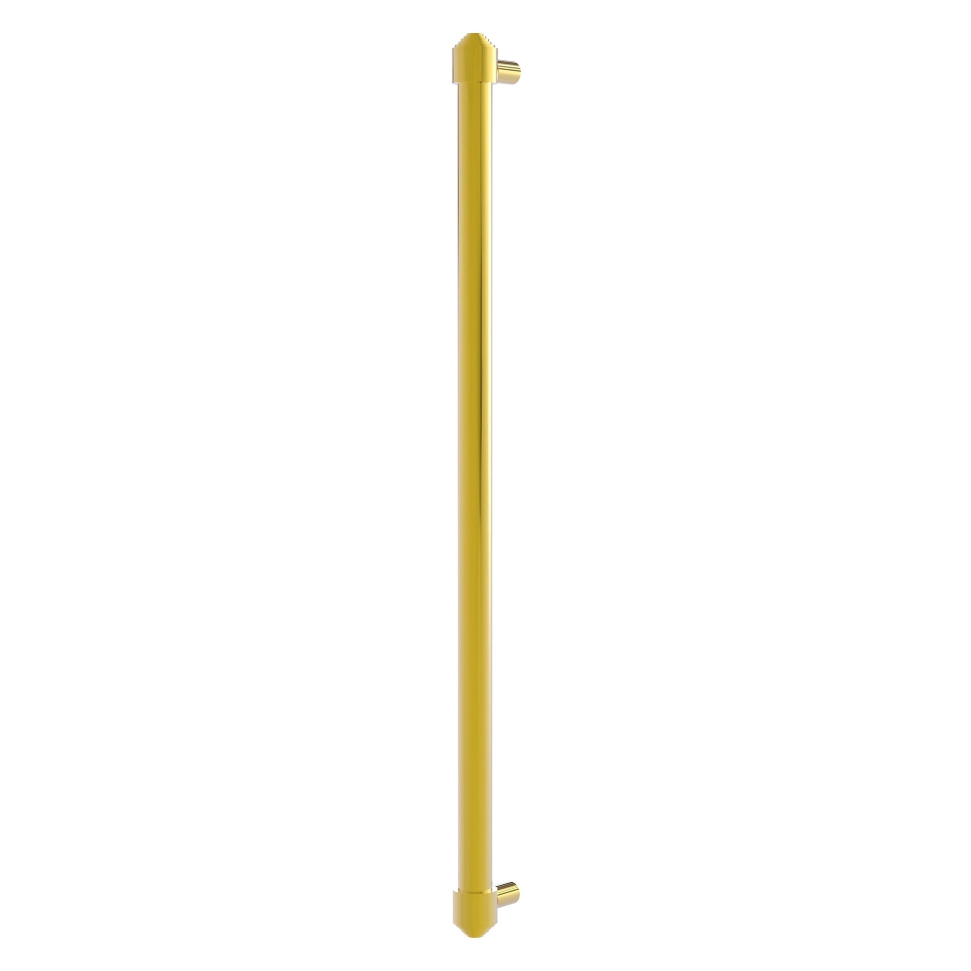Allied Brass Cabinet Hardware 18" x 1.7" Polished Brass Solid Brass Refrigerator Pull