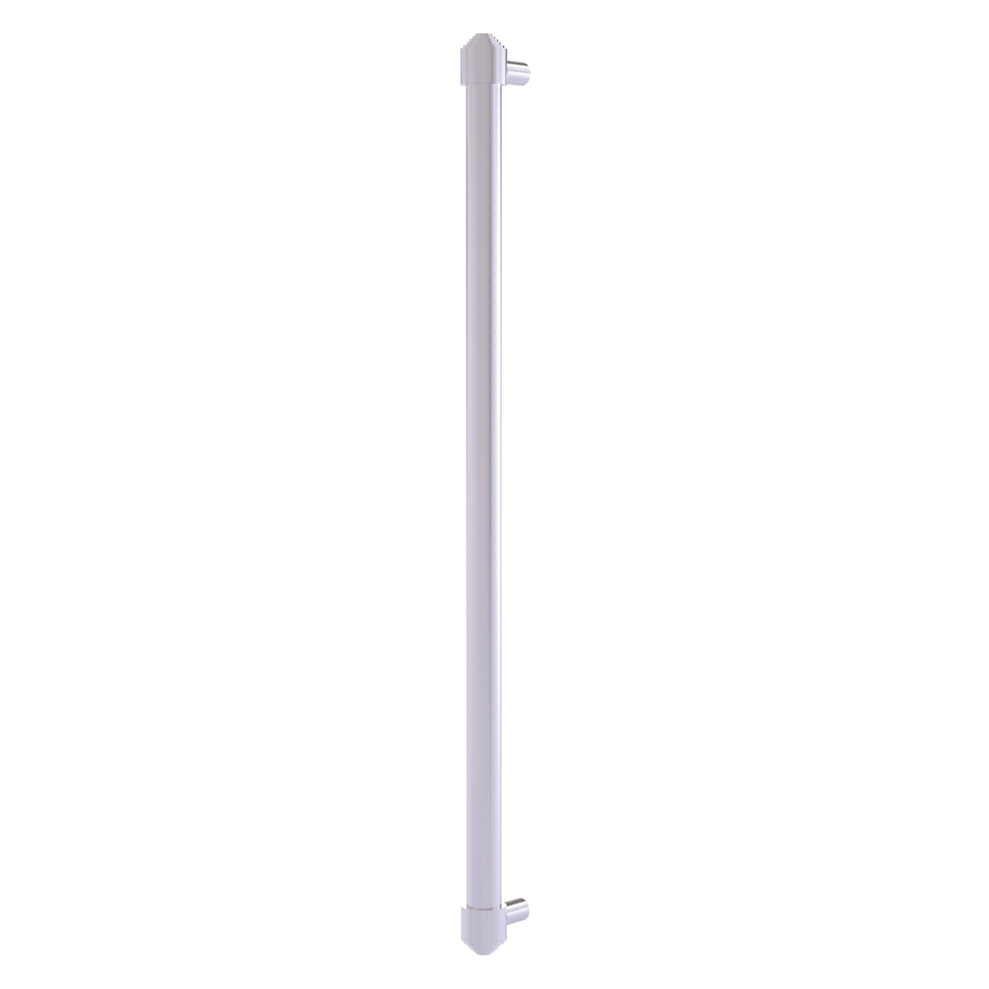 Allied Brass Cabinet Hardware 18" x 1.7" Satin Chrome Solid Brass Refrigerator Pull