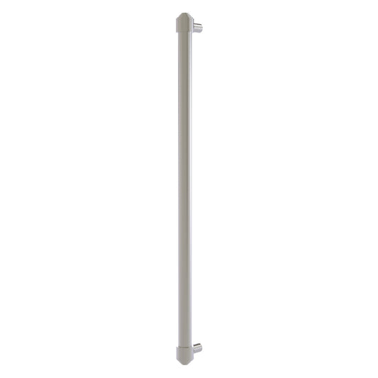 Allied Brass Cabinet Hardware 18" x 1.7" Satin Nickel Solid Brass Refrigerator Pull