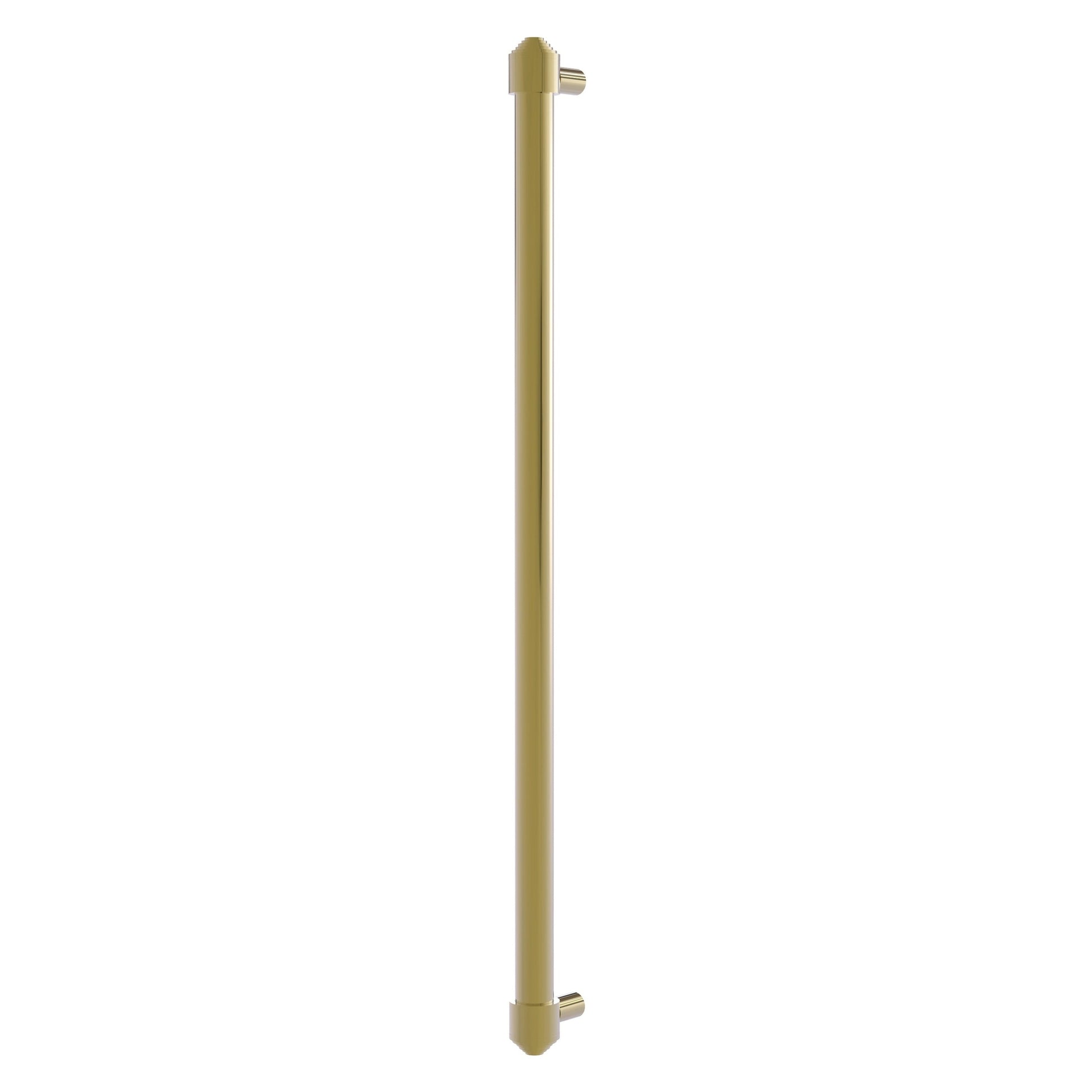 Allied Brass Cabinet Hardware 18" x 1.7" Unlacquered Brass Solid Brass Refrigerator Pull