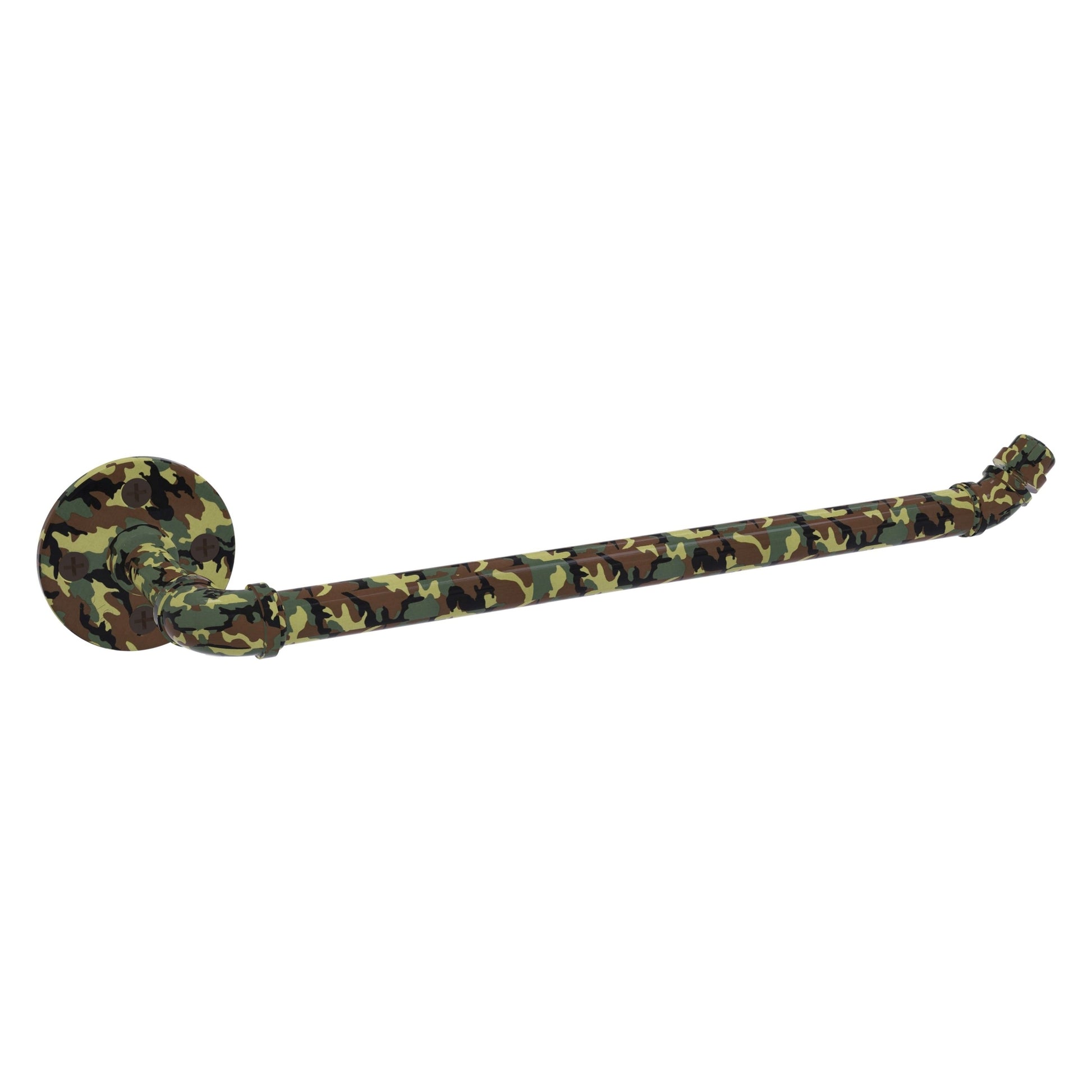 Allied Brass Camo 15.5" x 4" Military Camo Solid Brass Wall-Mounted Paper Towel Holder