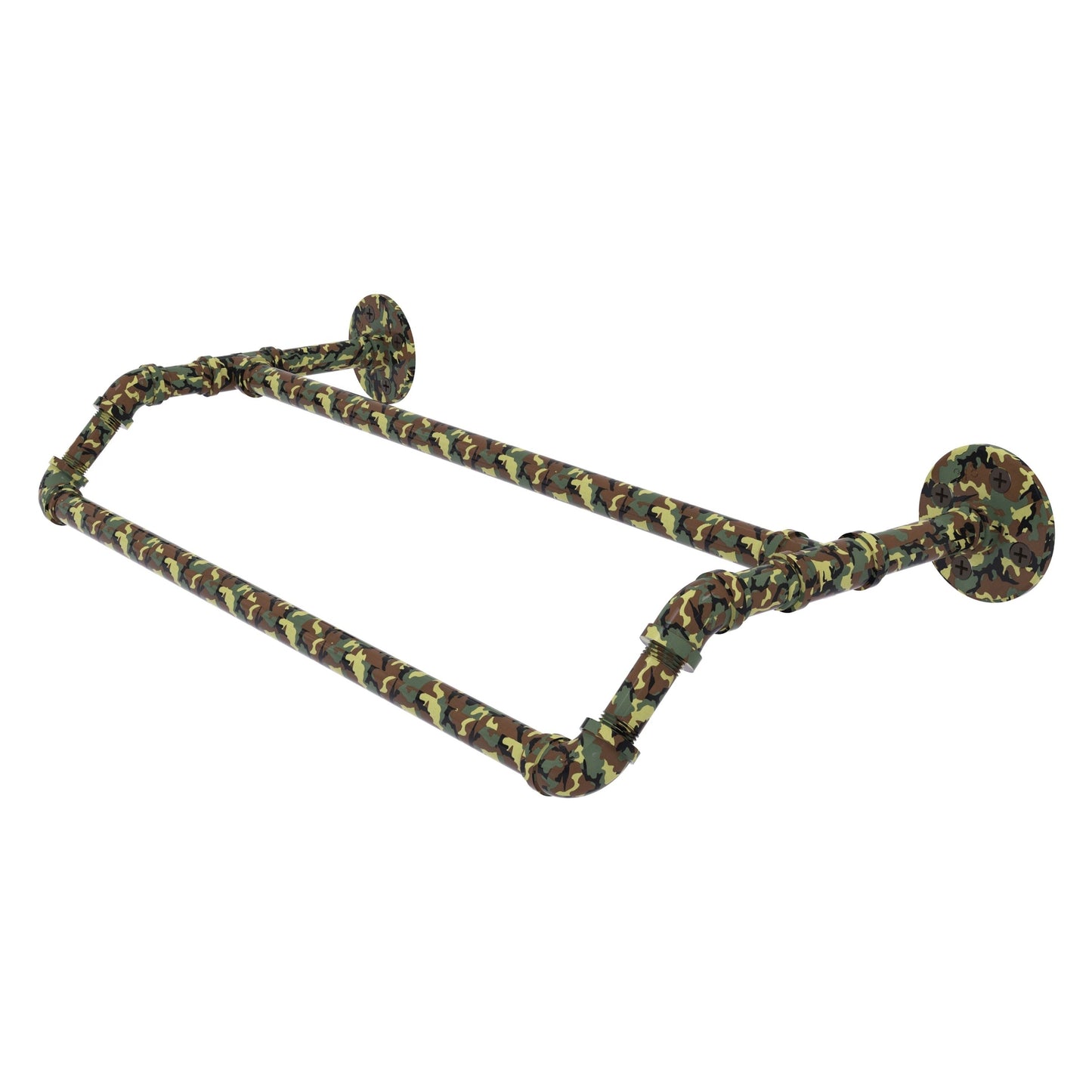 Allied Brass Camo 18" x 10.3" Military Camo Solid Brass Towel Bar