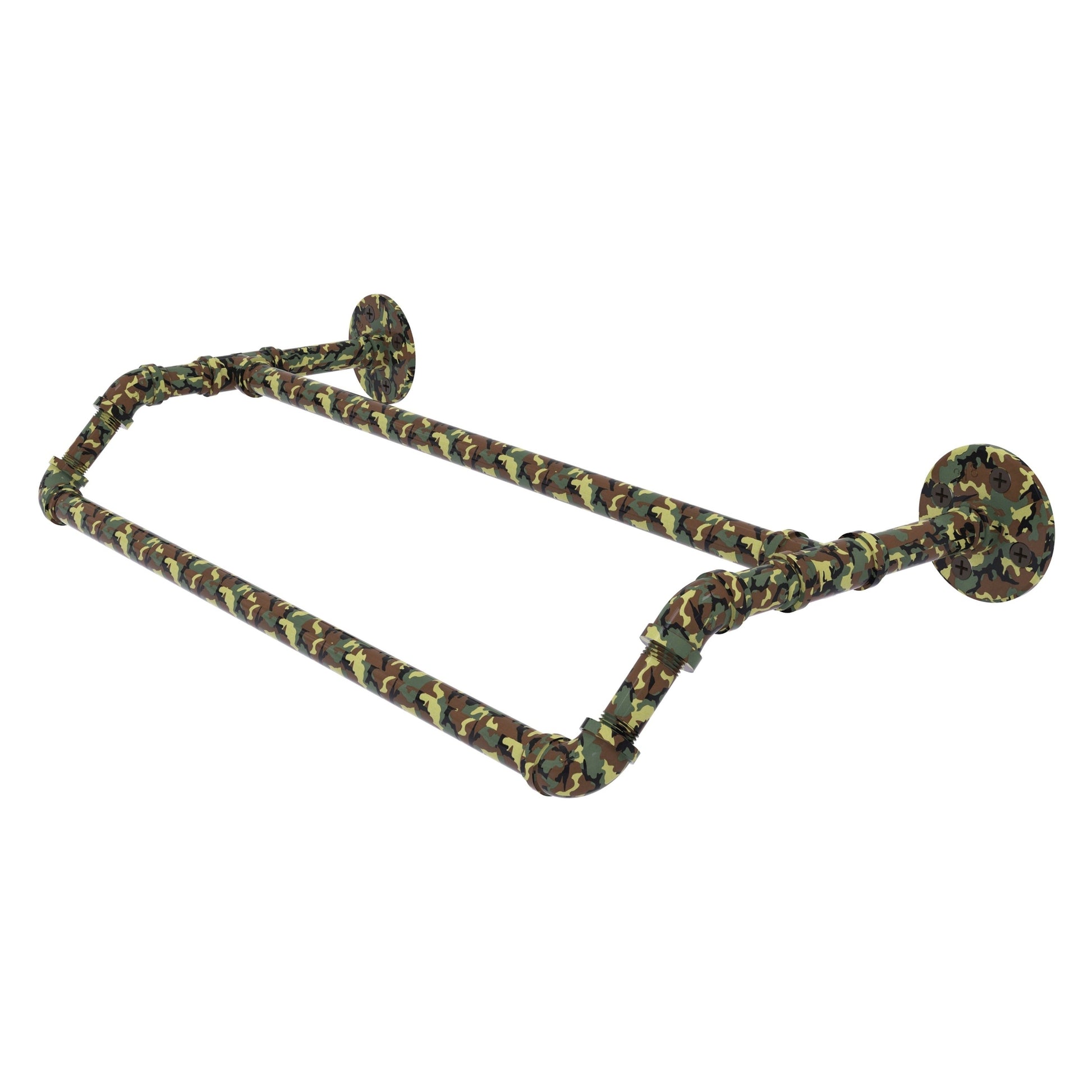 Allied Brass Camo 18" x 10.3" Military Camo Solid Brass Towel Bar