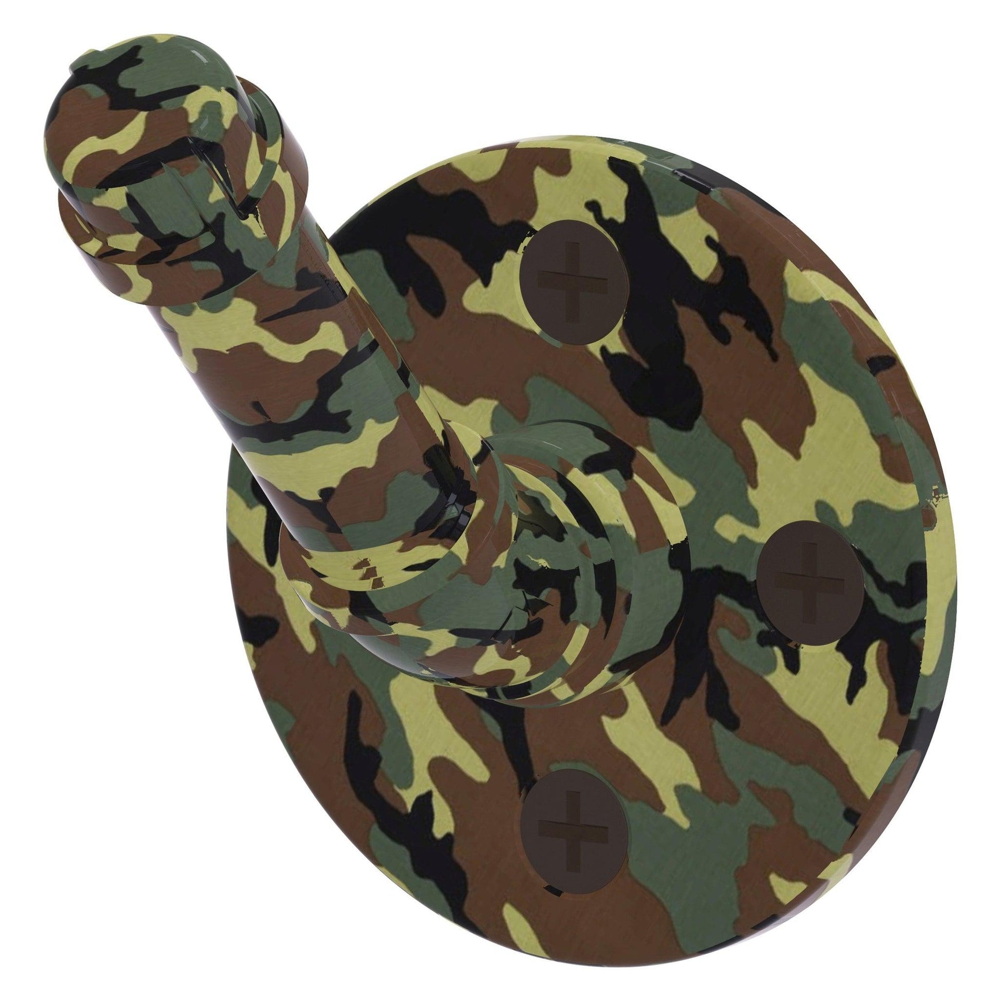 Allied Brass Camo 3" x 3.4" Military Camo Solid Brass Single Robe Hook