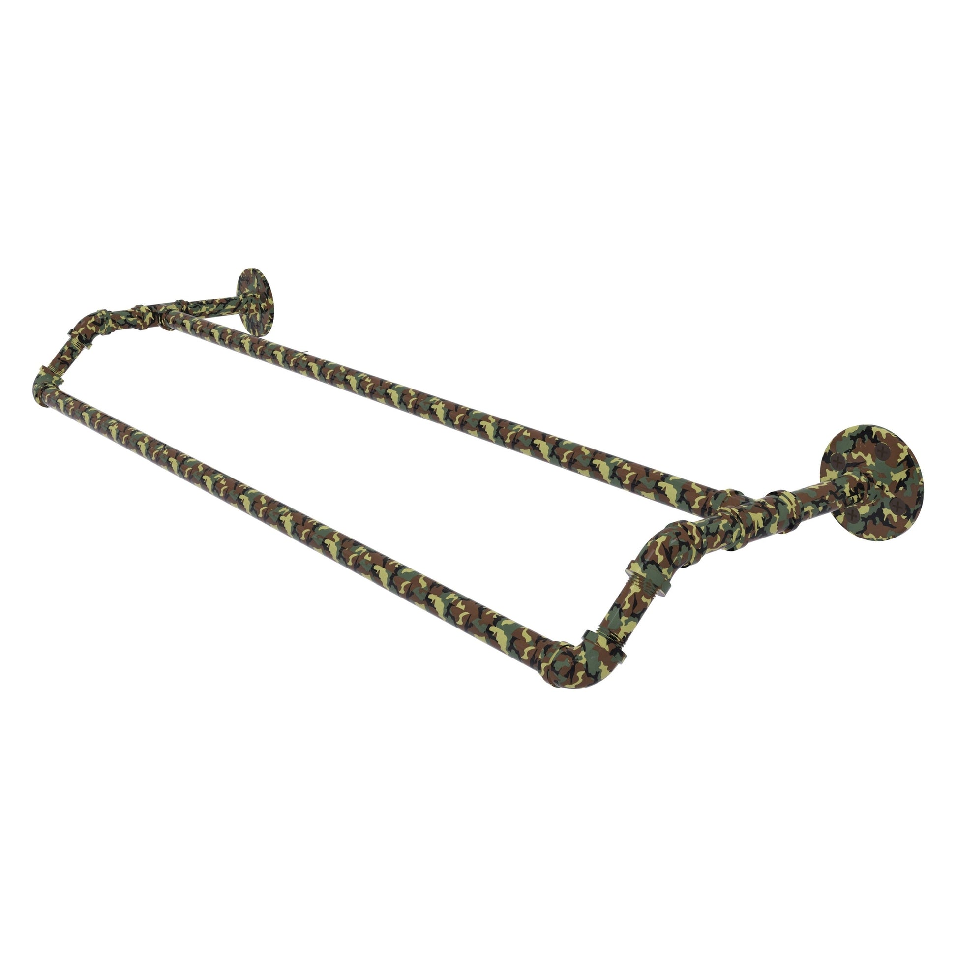 Allied Brass Camo 30" x 10.3" Military Camo Solid Brass Towel Bar