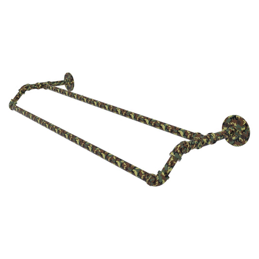 Allied Brass Camo 30" x 10.3" Military Camo Solid Brass Towel Bar