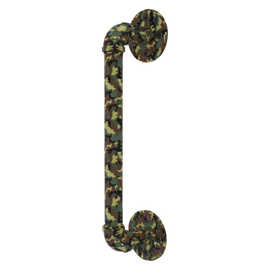 Allied Brass Camo 8" x 3.4" Military Camo Solid Brass Door Pull