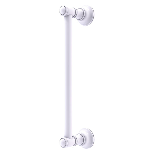Allied Brass Carolina 14" x 3.6" Matte White Solid Brass Door Pull
