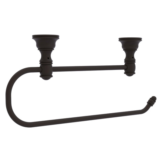 Allied Brass Carolina 14.2" x 2" Oil Rubbed Bronze Solid Brass Under Cabinet Paper Towel Holder