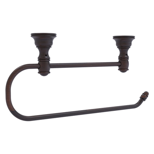 Allied Brass Carolina 14.2" x 2" Venetian Bronze Solid Brass Under Cabinet Paper Towel Holder