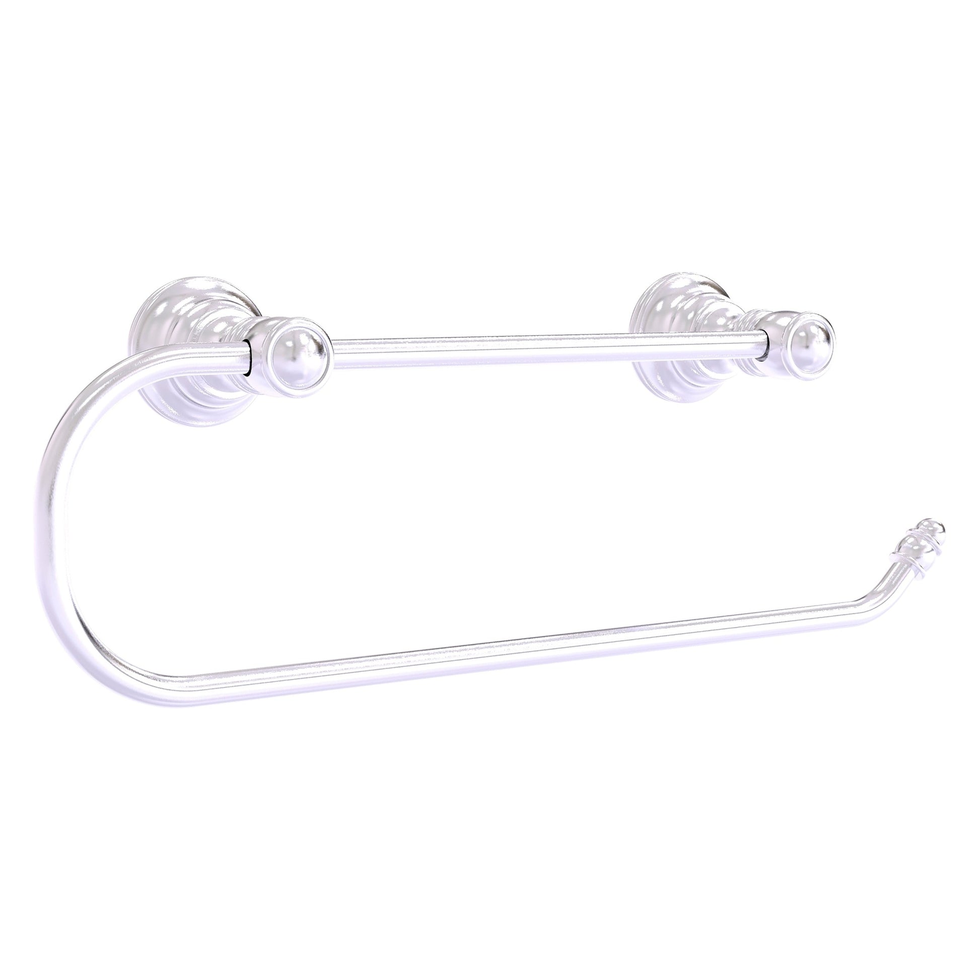 Allied Brass Carolina 14.2" x 3.3" Satin Chrome Solid Brass Wall-Mounted Paper Towel Holder