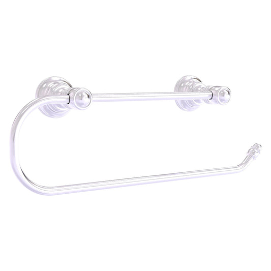 Allied Brass Carolina 14.2" x 3.3" Satin Chrome Solid Brass Wall-Mounted Paper Towel Holder