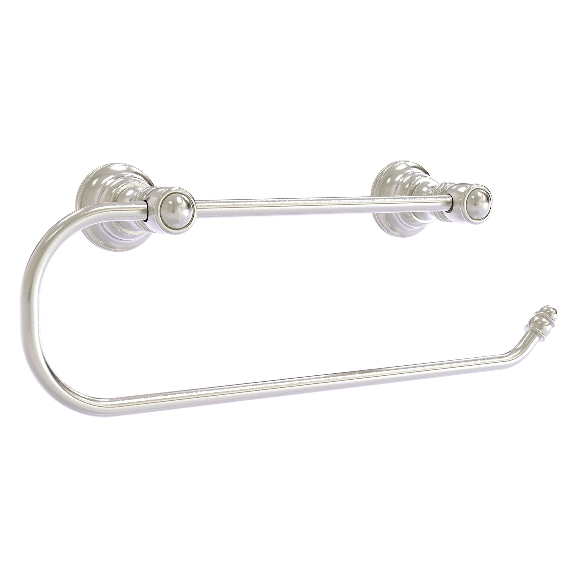 Allied Brass Carolina 14.2" x 3.3" Satin Nickel Solid Brass Wall-Mounted Paper Towel Holder