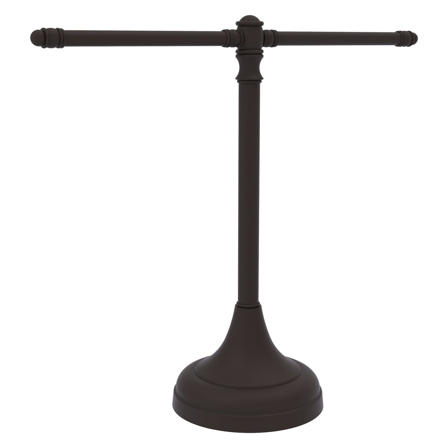 Allied Brass Carolina 16.3" x 5.5" Oil Rubbed Bronze Solid Brass Guest Towel Stand