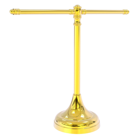 Allied Brass Carolina 16.3" x 5.5" Polished Brass Solid Brass Guest Towel Stand