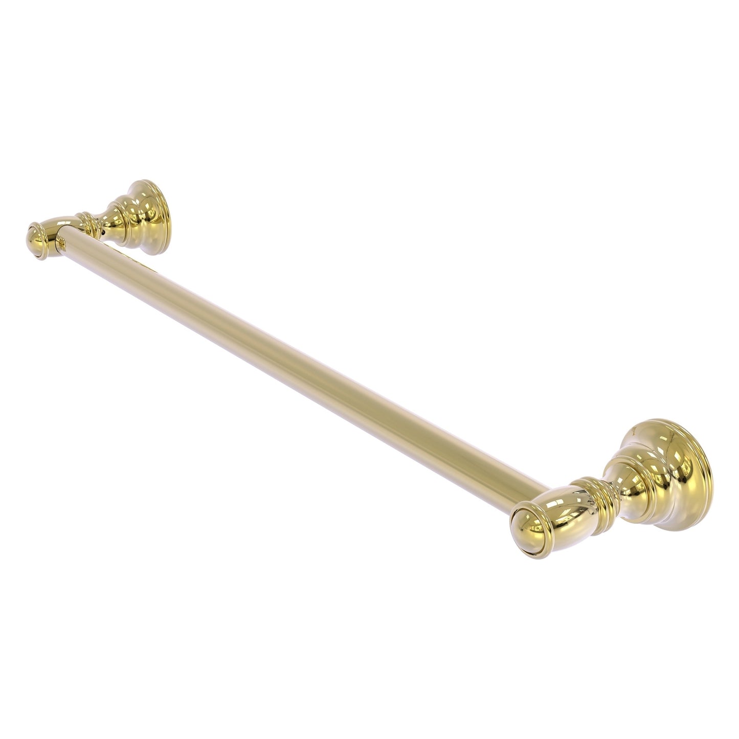 Allied Brass Carolina 20" x 2" Unlacquered Brass Solid Brass Towel Bar
