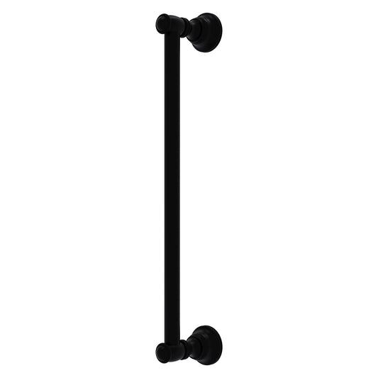 Allied Brass Carolina 20" x 3.6" Matte Black Solid Brass Refrigerator Pull