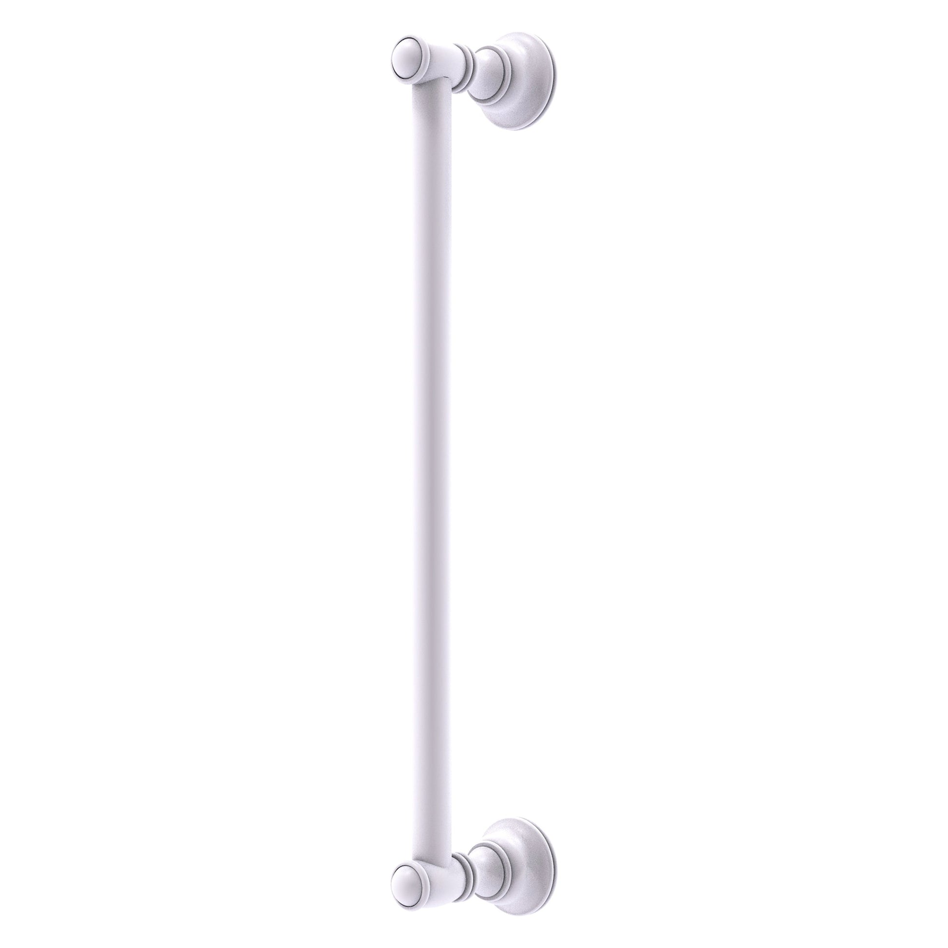 Allied Brass Carolina 20" x 3.6" Matte White Solid Brass Refrigerator Pull