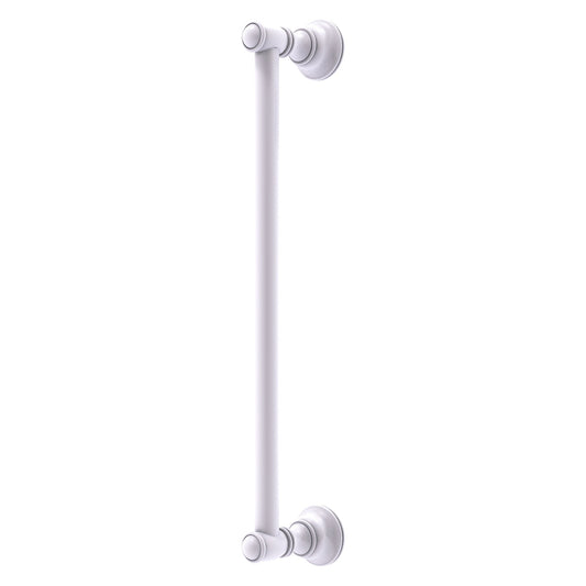 Allied Brass Carolina 20" x 3.6" Matte White Solid Brass Refrigerator Pull