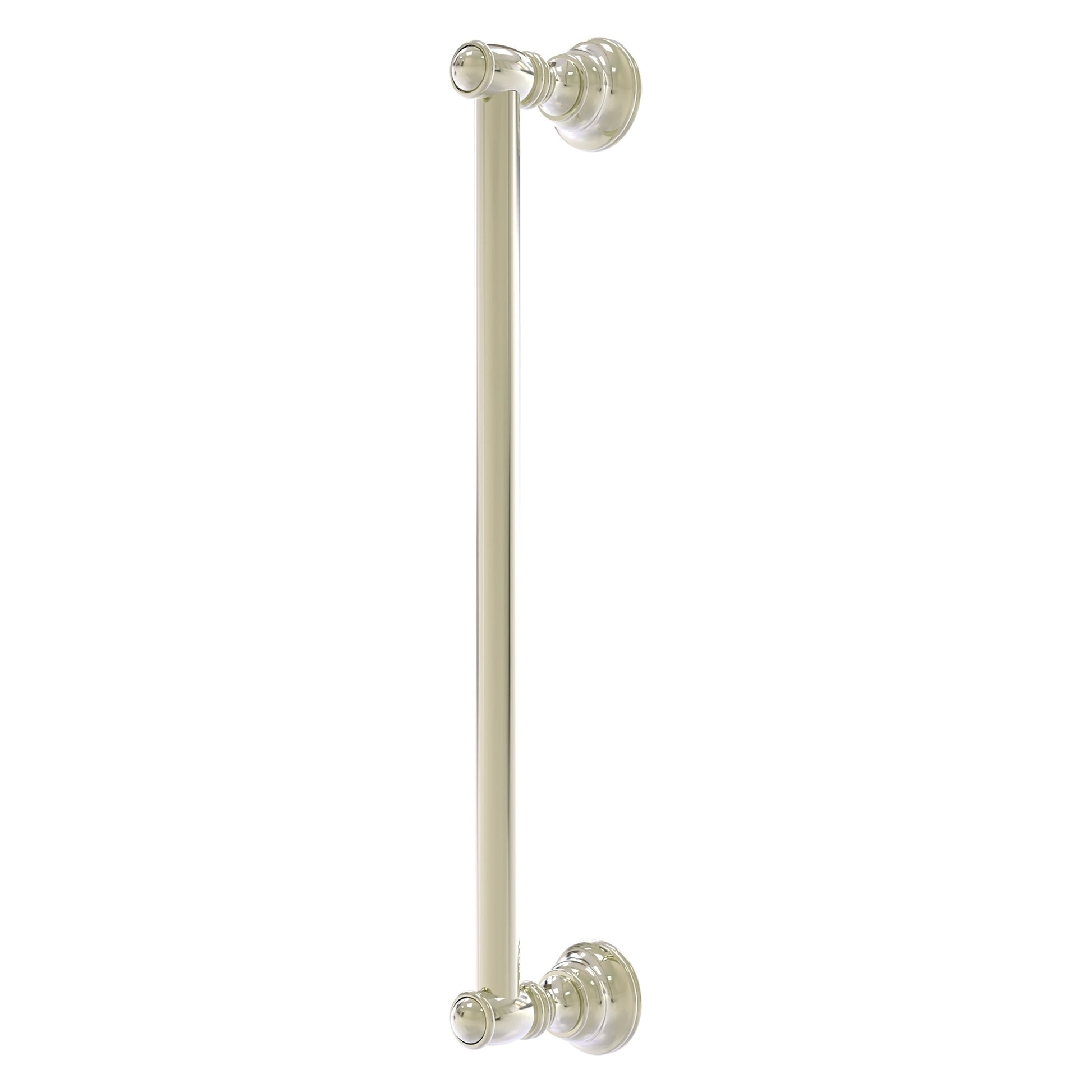 Allied Brass Carolina 20" x 3.6" Polished Nickel Solid Brass Refrigerator Pull