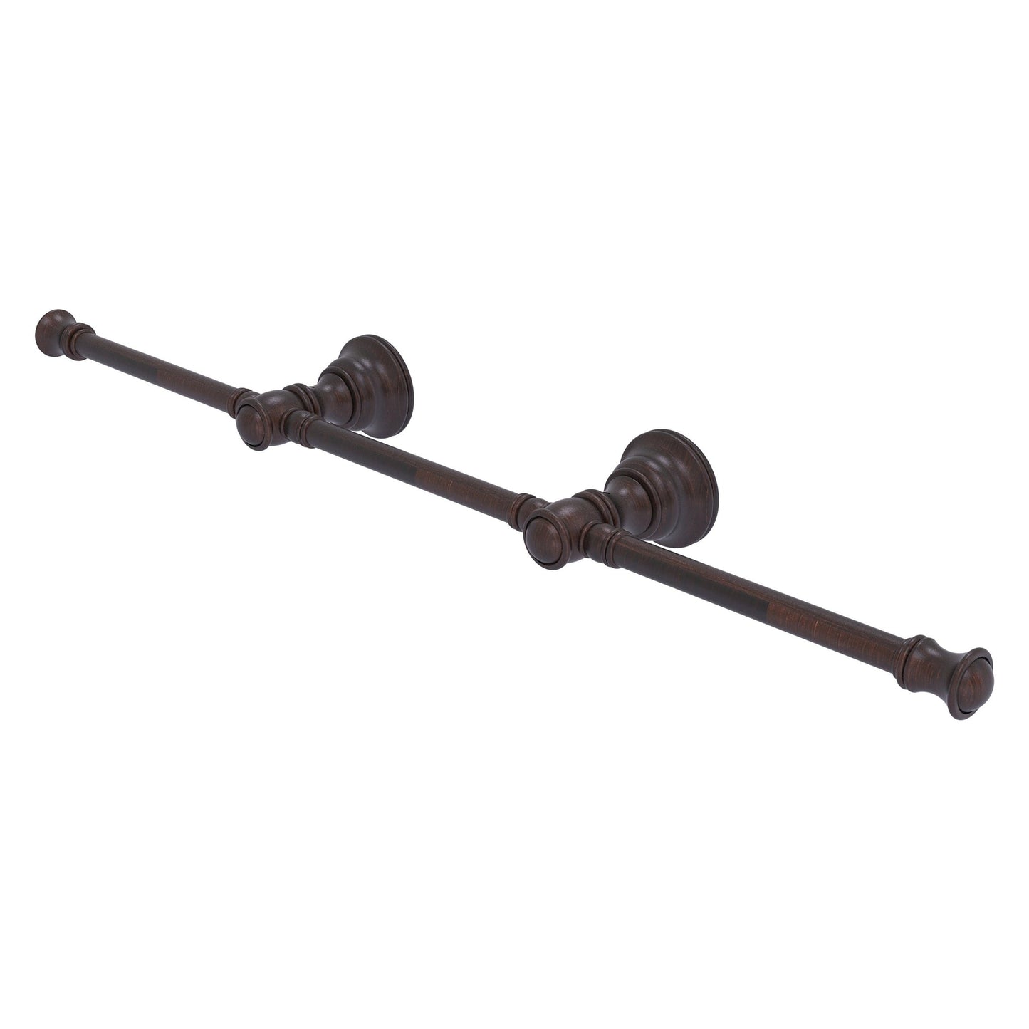 Allied Brass Carolina 22" x 3.3" Venetian Bronze Solid Brass 3-Arm Guest Towel Holder