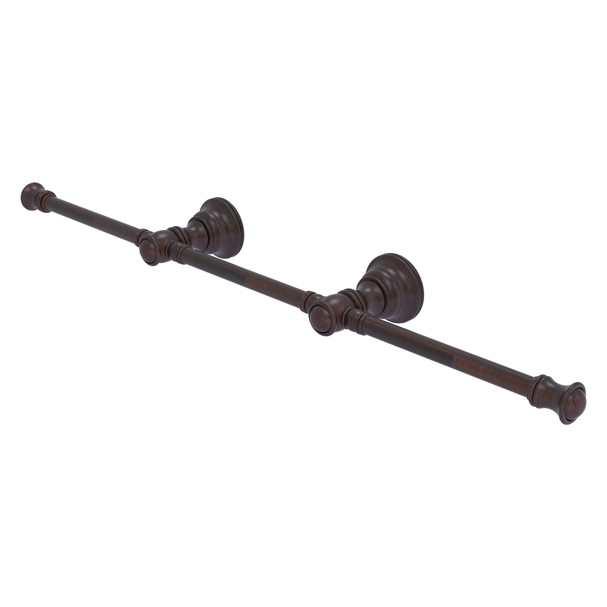 Allied Brass Carolina 22" x 3.3" Venetian Bronze Solid Brass 3-Arm Guest Towel Holder