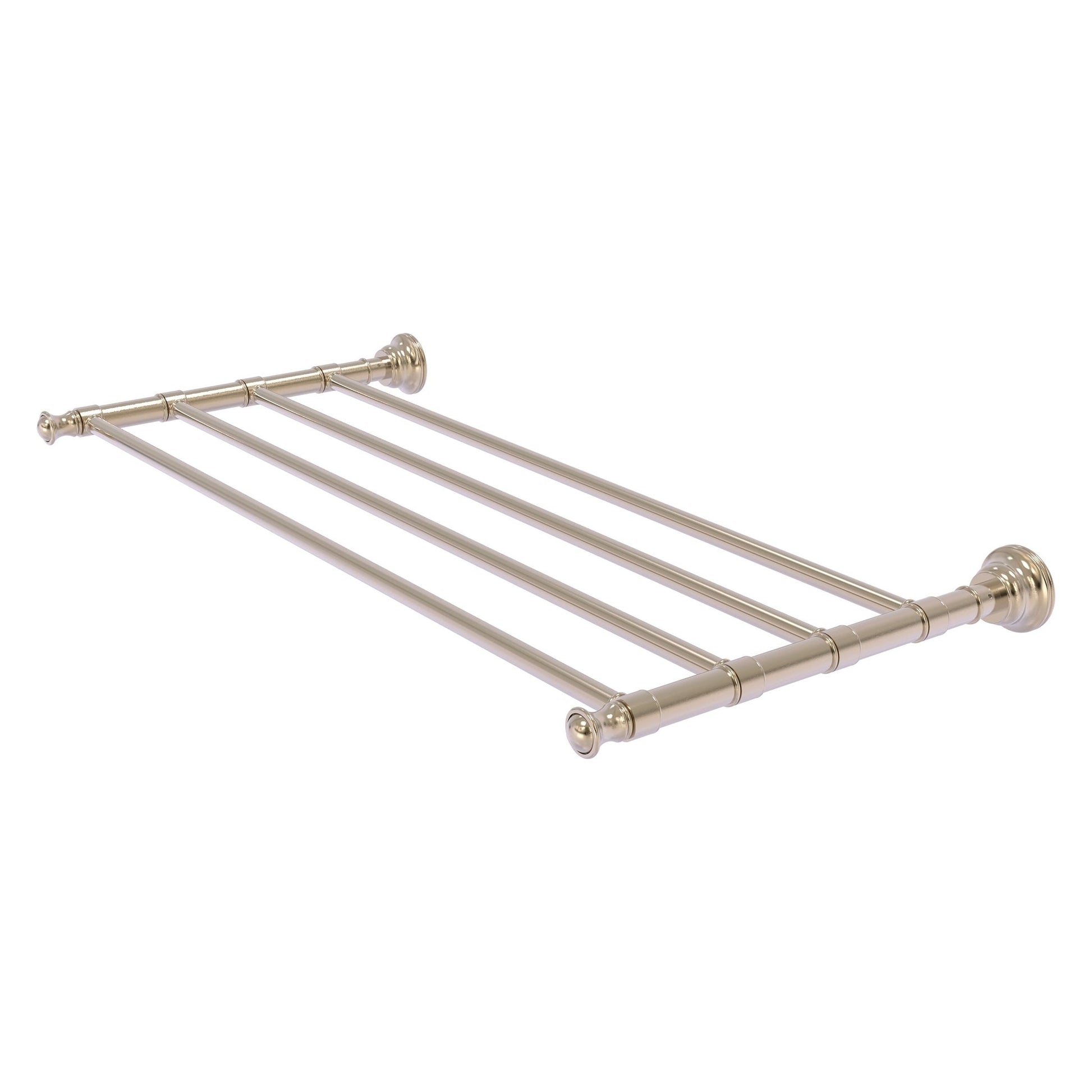 Allied Brass Carolina 26" x 12.7" Antique Pewter Solid Brass Towel Shelf