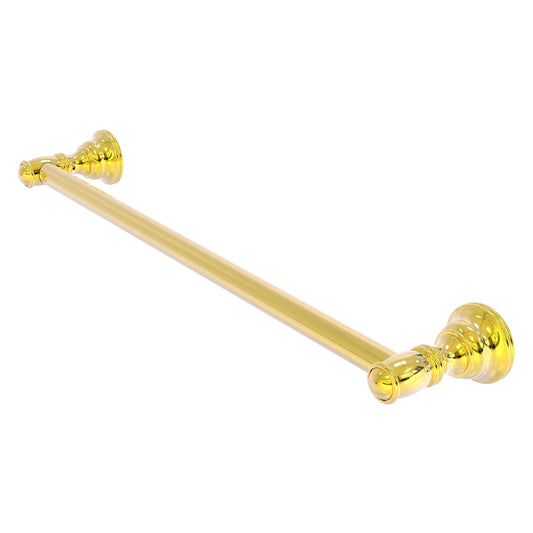 Allied Brass Carolina 26" x 2" Polished Brass Solid Brass Towel Bar