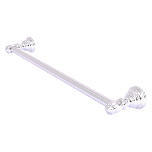 Allied Brass Carolina 30" x 2" Satin Chrome Solid Brass Towel Bar