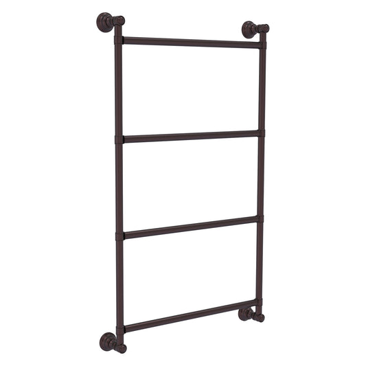 Allied Brass Carolina 30" x 3.3" Antique Bronze Solid Brass 4-Tier Ladder Towel Bar