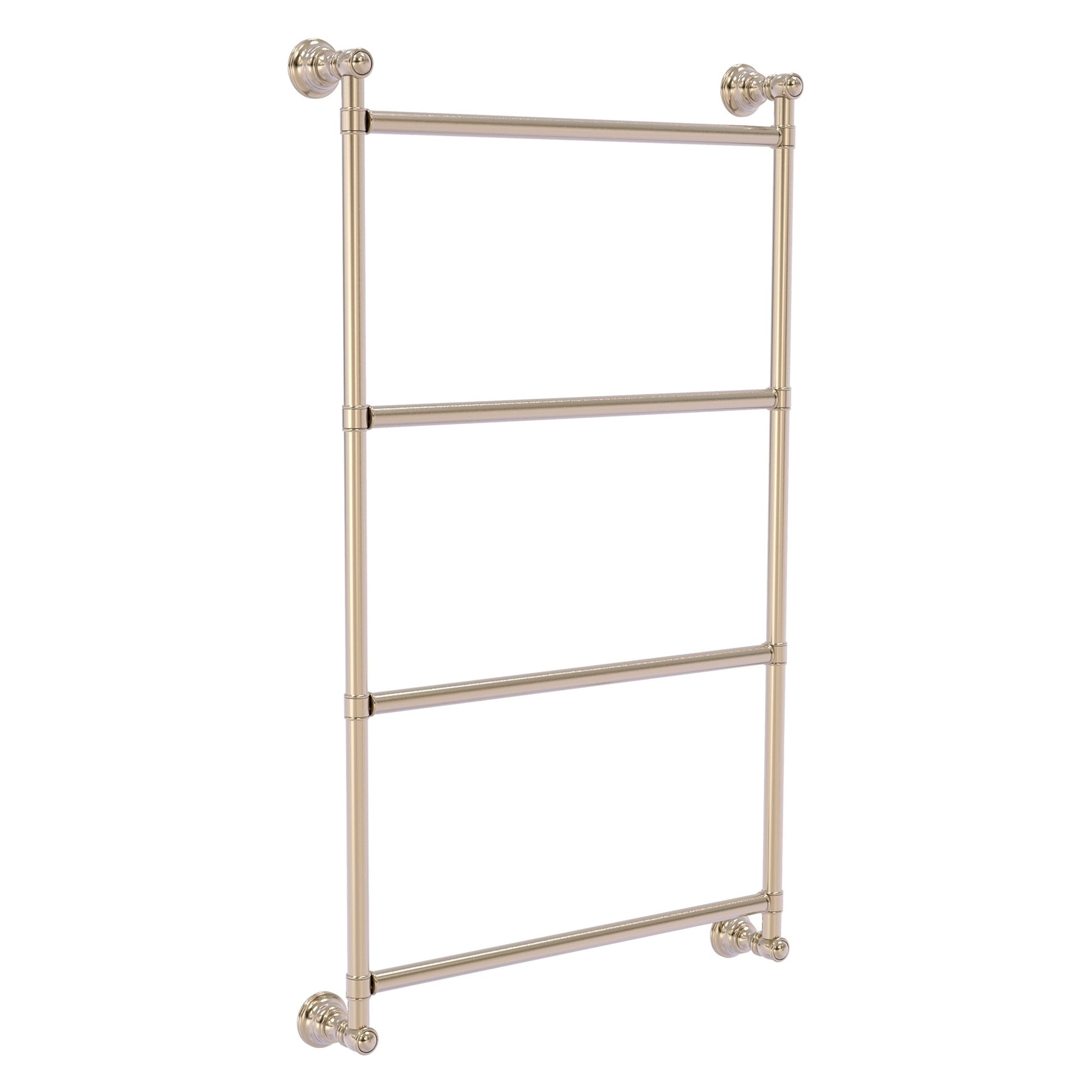Allied Brass Carolina 30" x 3.3" Antique Pewter Solid Brass 4-Tier Ladder Towel Bar