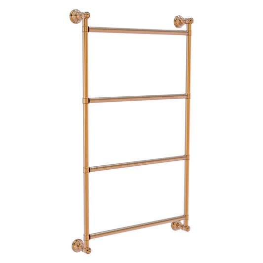 Allied Brass Carolina 30" x 3.3" Brushed Bronze Solid Brass 4-Tier Ladder Towel Bar