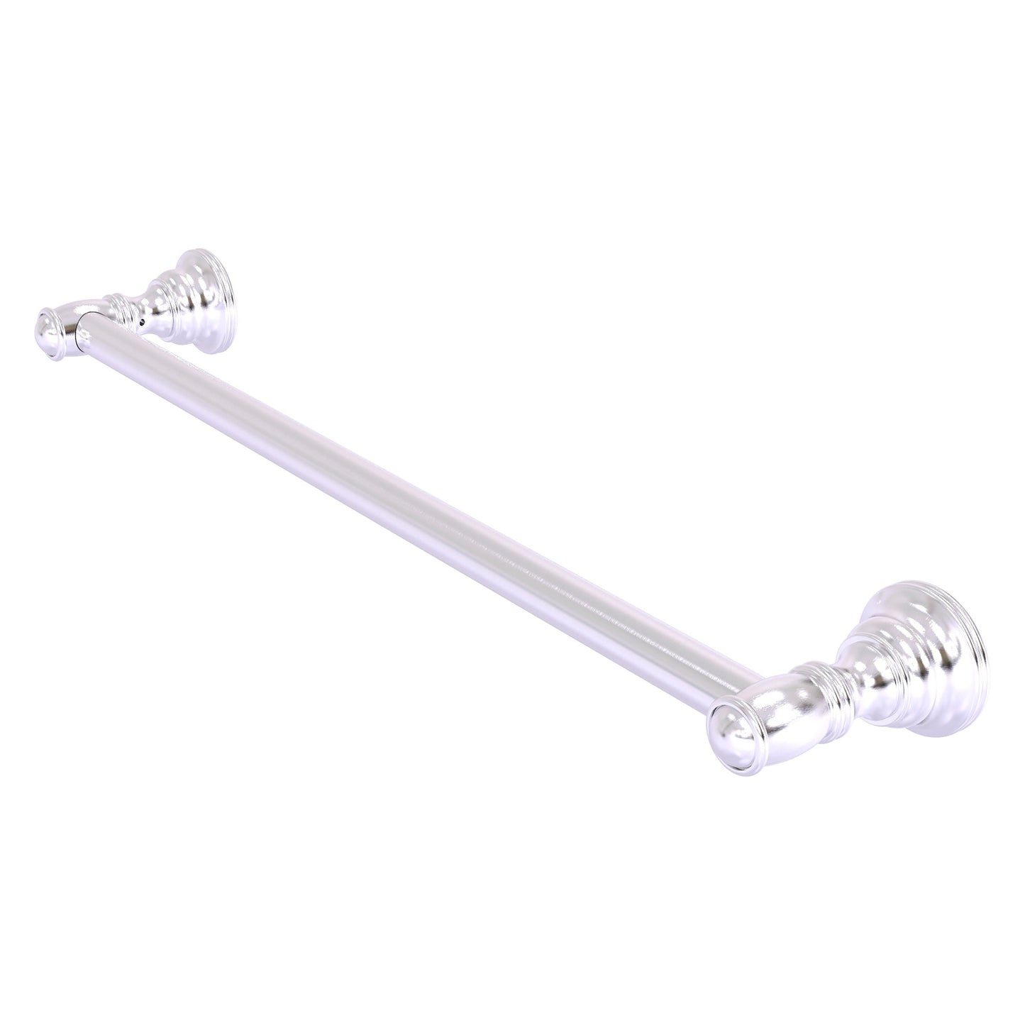 Allied Brass Carolina 36" x 2" Satin Chrome Solid Brass Towel Bar