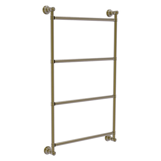 Allied Brass Carolina 36" x 3.3" Antique Brass Solid Brass 4-Tier Ladder Towel Bar