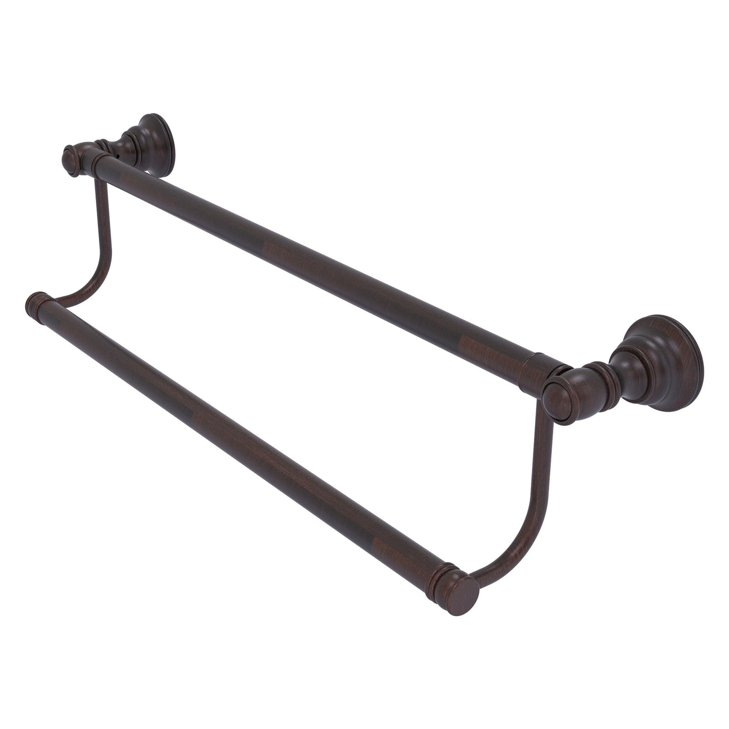Allied Brass Carolina 36" x 5.2" Venetian Bronze Solid Brass Double Towel Bar