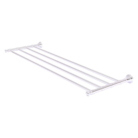 Allied Brass Carolina 38" x 12.7" Polished Chrome Solid Brass Towel Shelf