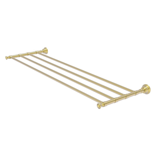 Allied Brass Carolina 38" x 12.7" Satin Brass Solid Brass Towel Shelf