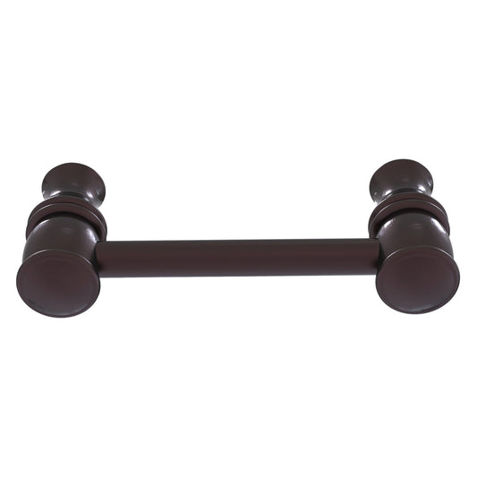 Allied Brass Carolina 3.8" x 1.7" Antique Bronze Solid Brass Cabinet Pull