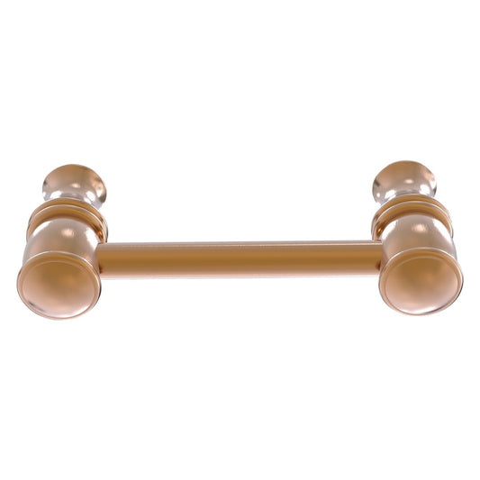 Allied Brass Carolina 3.8" x 1.7" Brushed Bronze Solid Brass Cabinet Pull
