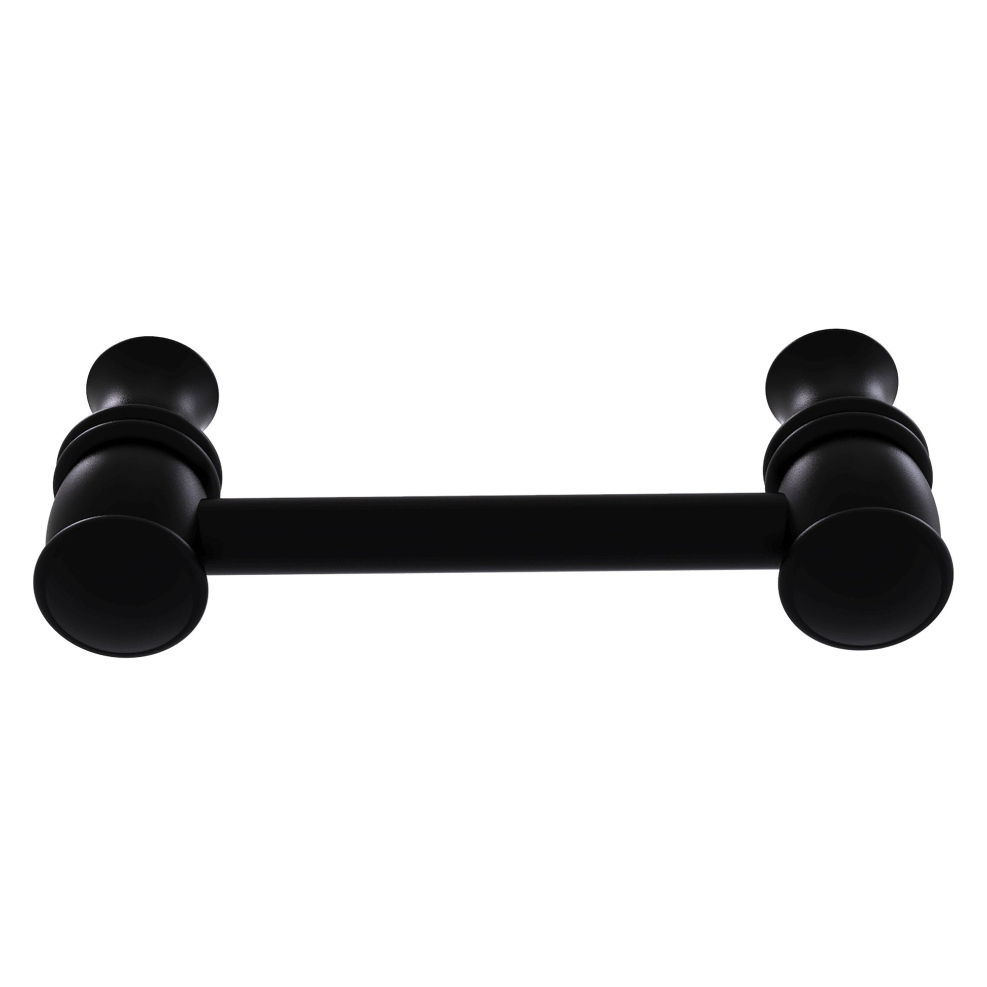 Allied Brass Carolina 3.8" x 1.7" Matte Black Solid Brass Cabinet Pull