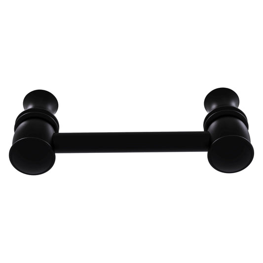 Allied Brass Carolina 3.8" x 1.7" Matte Black Solid Brass Cabinet Pull