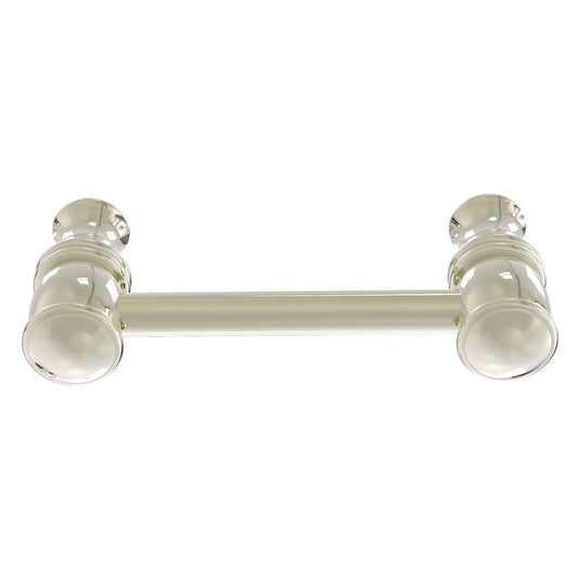 Allied Brass Carolina 3.8" x 1.7" Polished Nickel Solid Brass Cabinet Pull